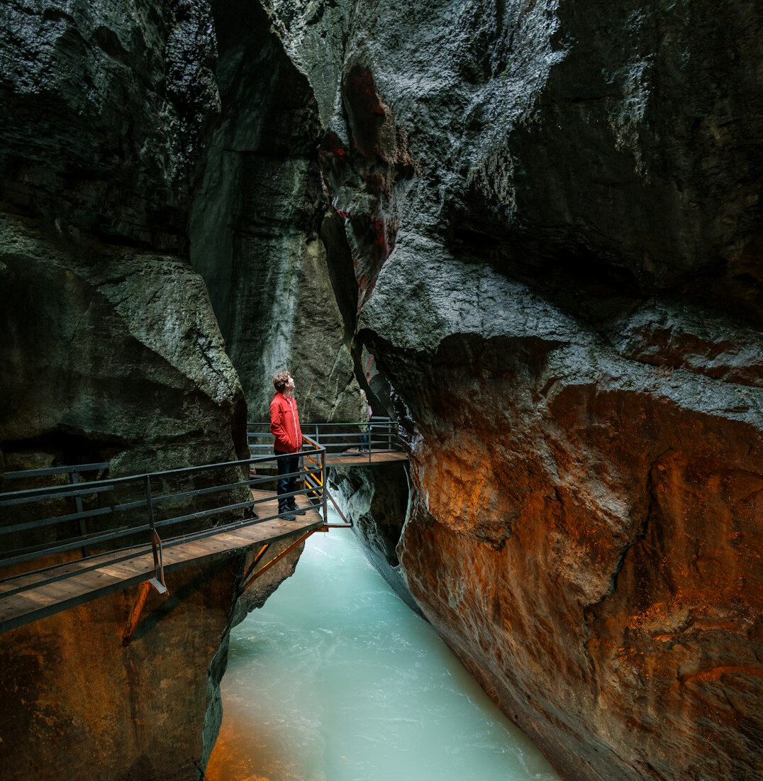 swiss cave entrance